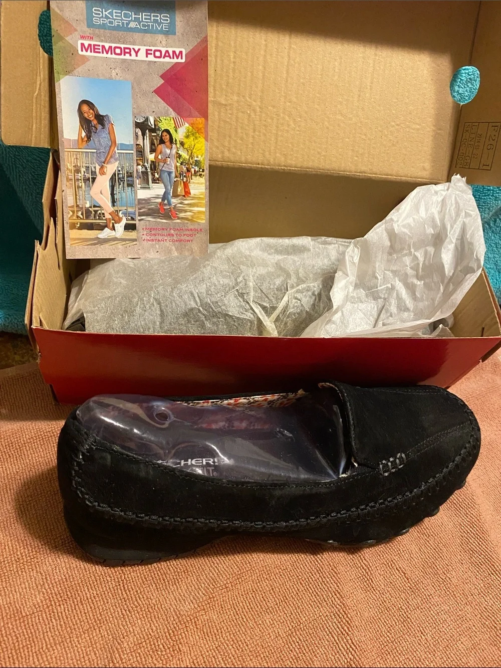 Skechers Relaxed Fit Black Slip-On Loafers